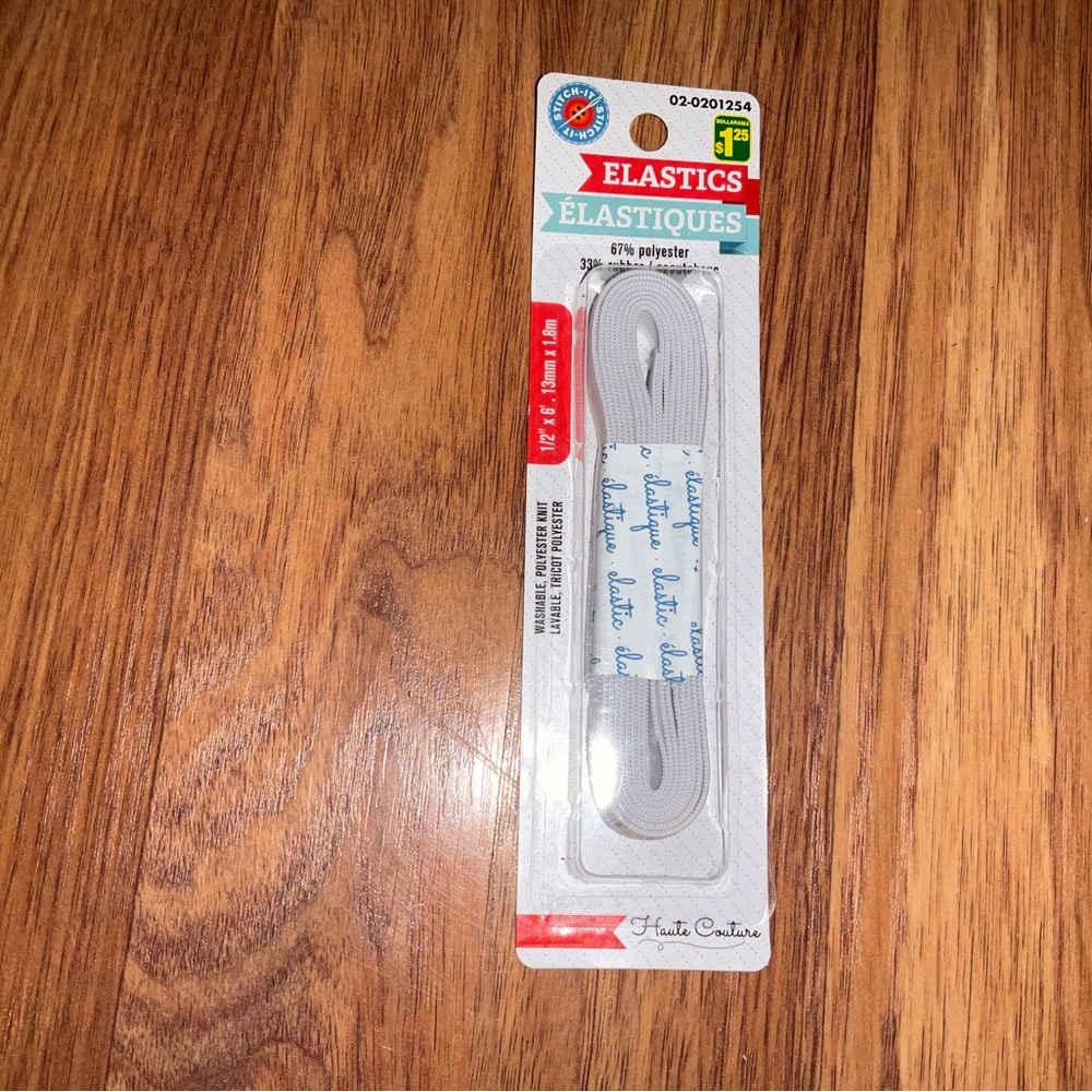 ⭐️ 10-4-$10- White Elastic Band for Sewing and Crafts